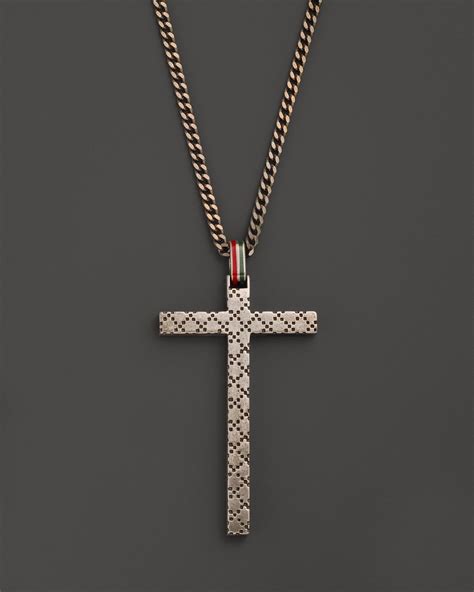 gucci cross over|gucci cross necklace.